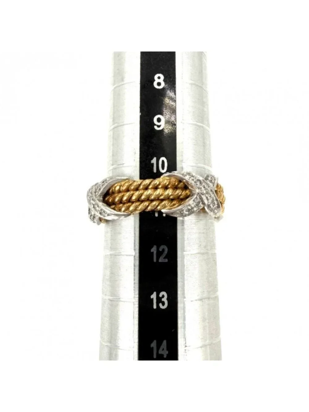 Tiffany & Co Ring Jean Schlumberger a Creasing Sally Platinum 18K Yellow Gold